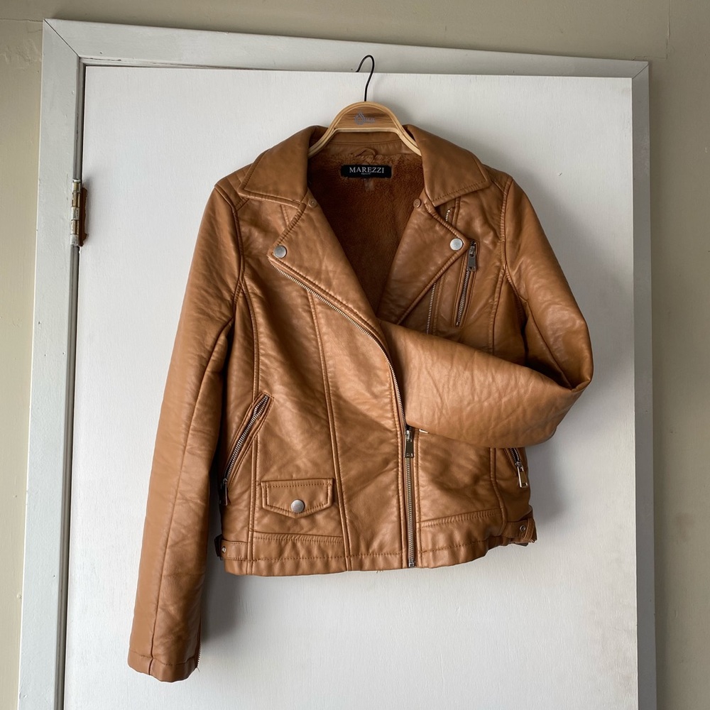 Faux Leather Jacket
